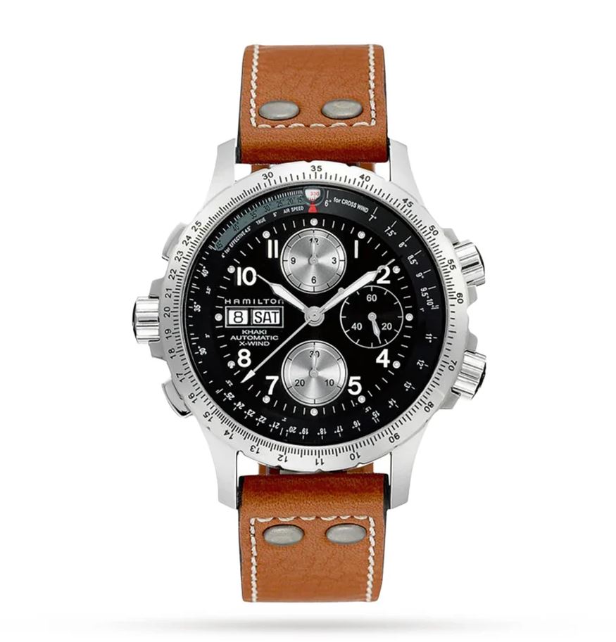 hmlt Khaki Aviation X-Wind Auto Chrono