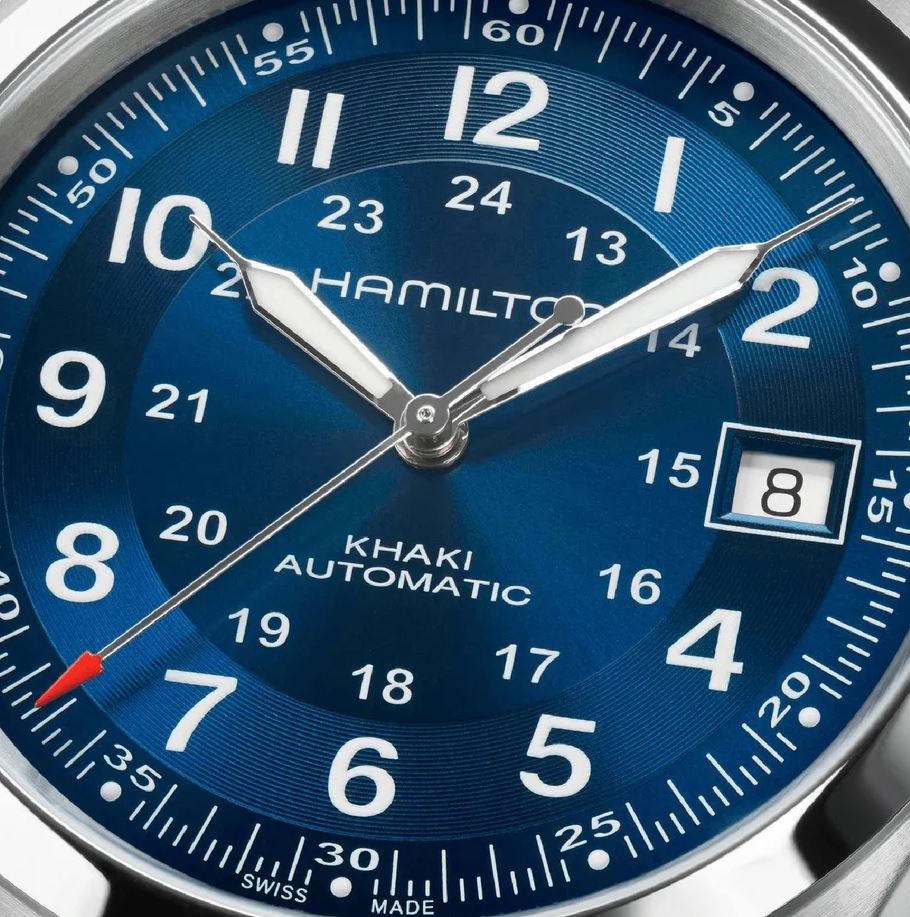 hmlt Khaki Field Auto 38mm