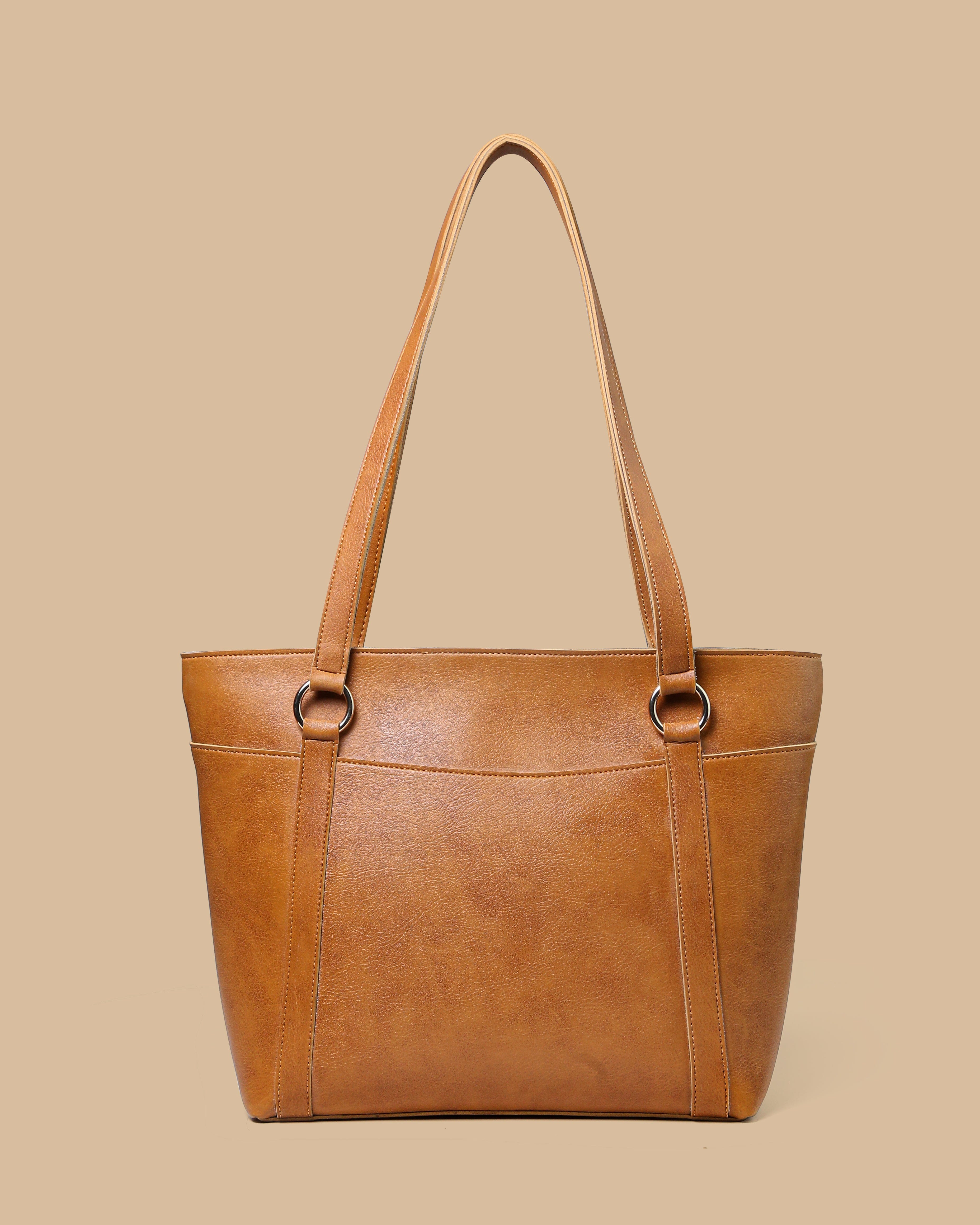D-VINE Mini Tote Bag (Metallic Orange)