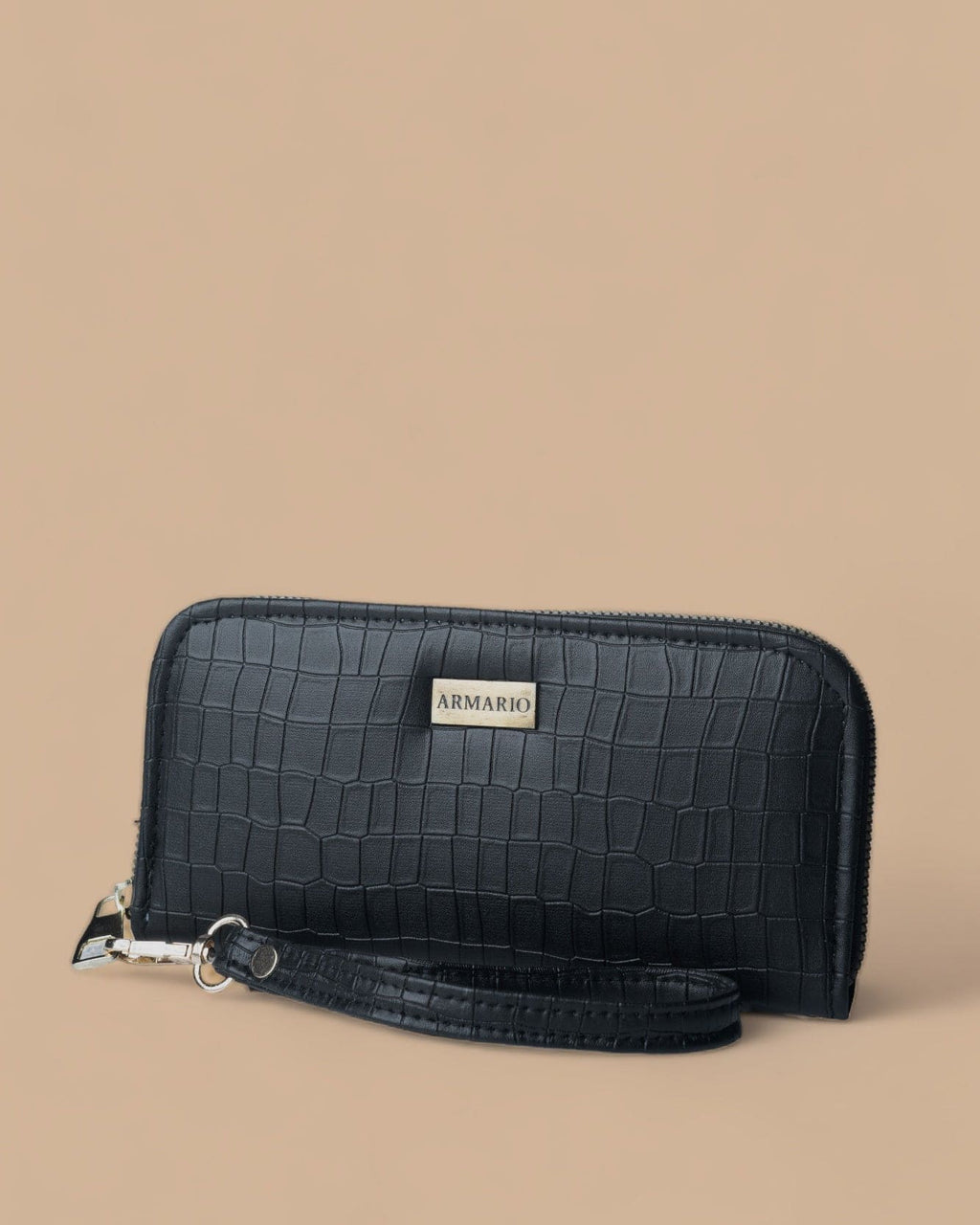 Women Wallet Clutch ( Black Crocodile)